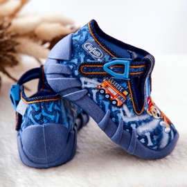 BEFADO S.A. Pantofle Inblu Male I Guard 110P354 Modré modrý 2