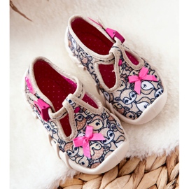 BEFADO S.A. Pantofle Inblu Srnčí S Mašlí 110P437 Béžová hnědý 1