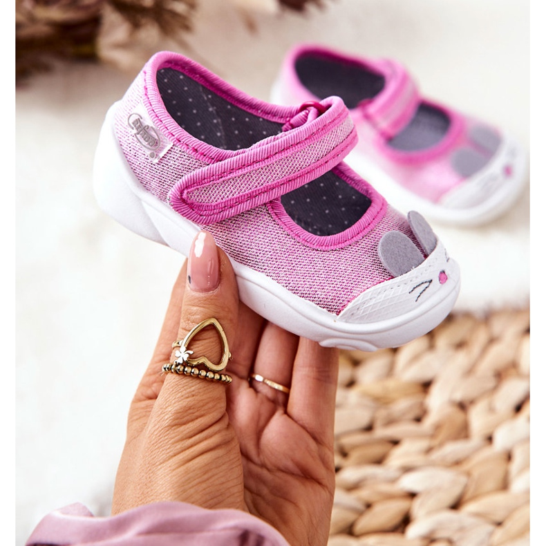 BEFADO S.A. Pantofle Inblu Rabbit 209P034 Růžové růžový 1