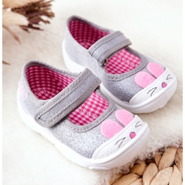 BEFADO S.A. Pantofle Inblu Rabbit 209P033 Šedé 2