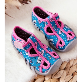 BEFADO S.A. Pantofle Inblu Se suchým zipem 190P100 Modro-růžové modrý růžový 1