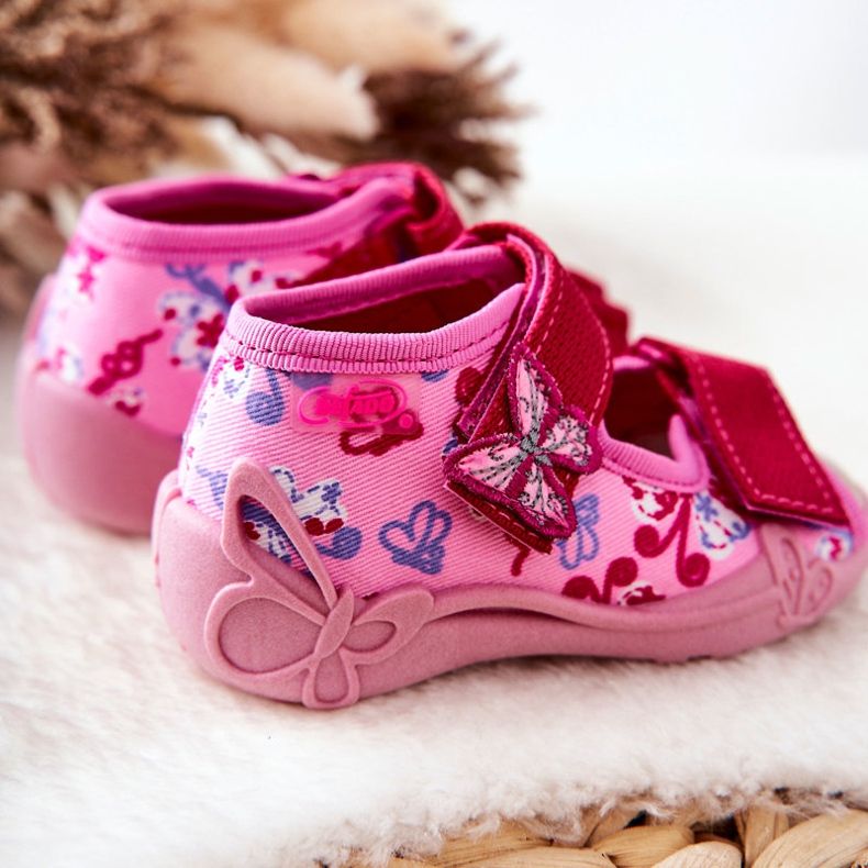 BEFADO S.A. Inblu sandály se suchým zipem 342P021 růžové růžový 2