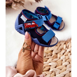 BEFADO S.A. Sandály Inblu Se suchým zipem 350P014 Navy Blue námořnická modrá 1