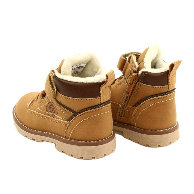 Velcro Workers American Club GC28 / 21 Camel béžový žlutá 5