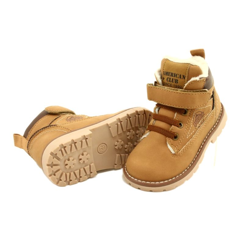Velcro Workers American Club GC28 / 21 Camel béžový žluť 4