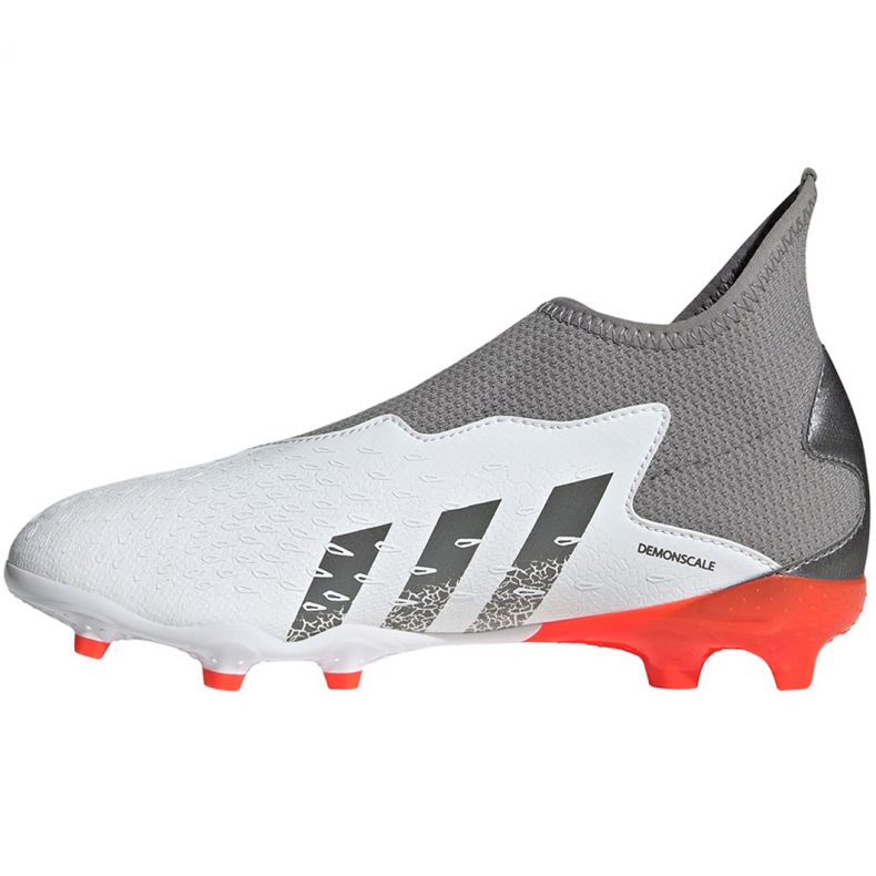 Kopačky Adidas Predator Freak.3 Ll Fg Jr FY6297 vícebarevný bílý 2