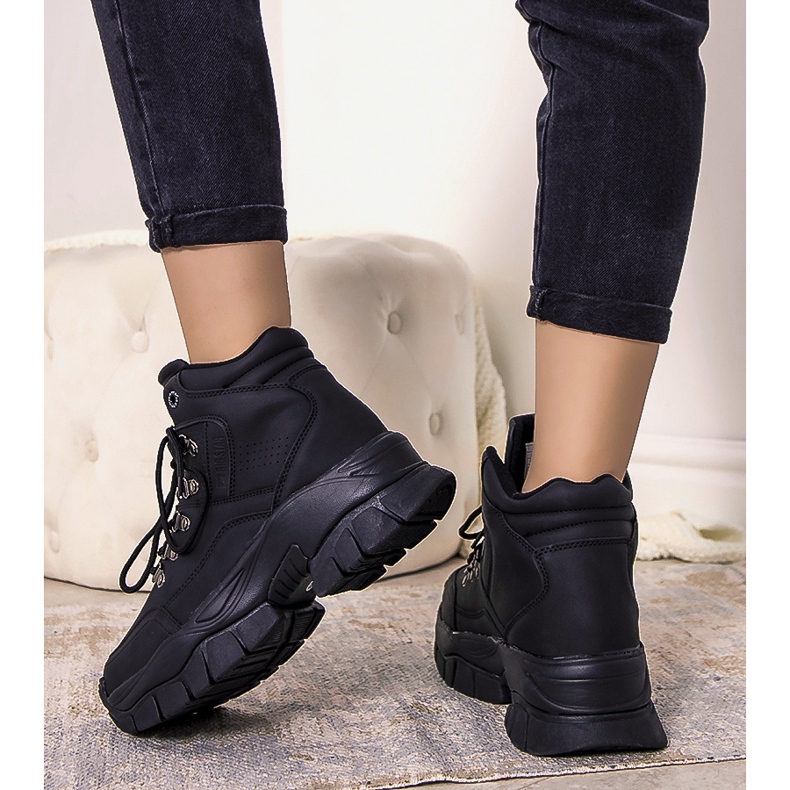 Černé zimní tenisky Big Star Arellano černá 1