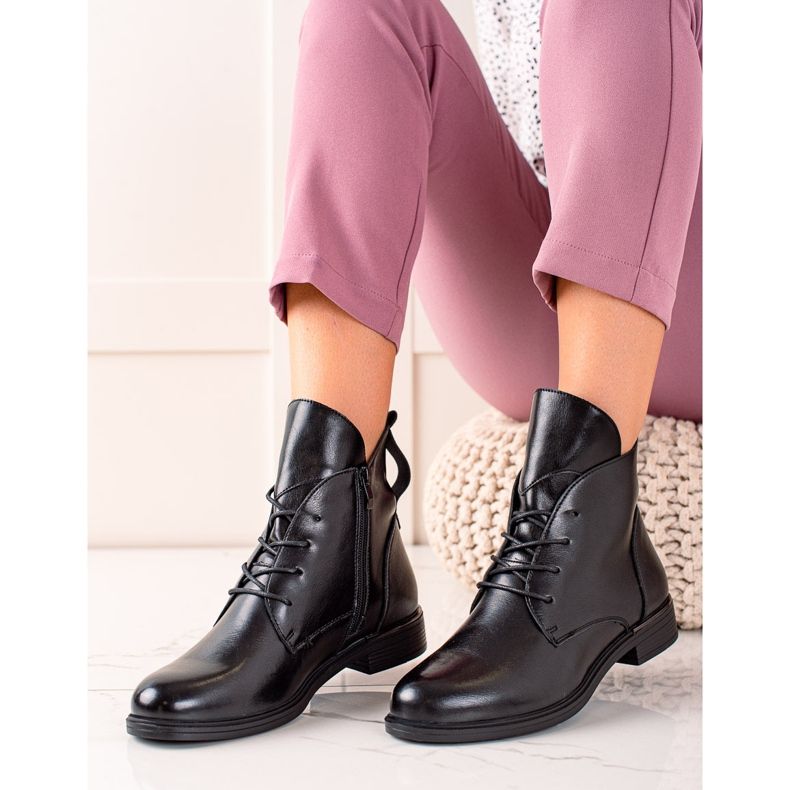 Černé klasické boty od Sergio Leone černý 1