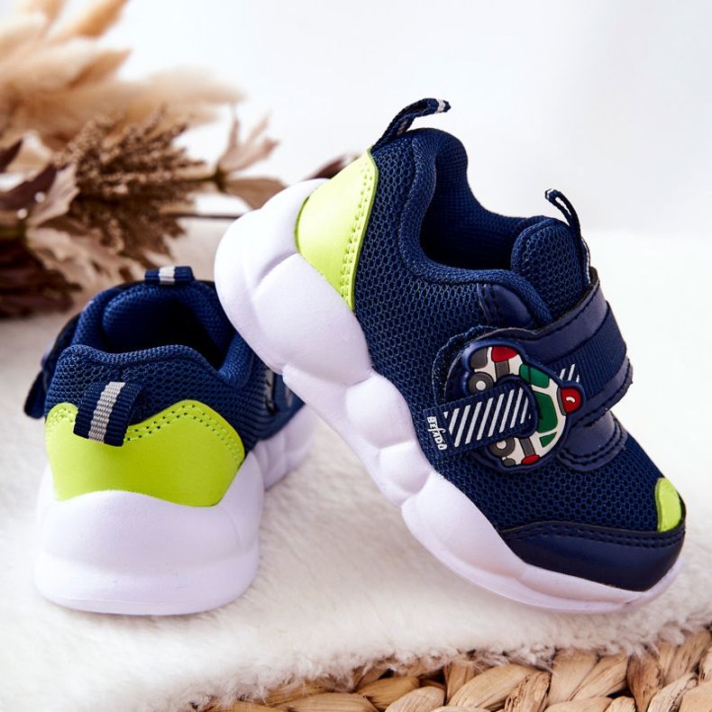 BEFADO S.A. Dětská sportovní obuv na suchý zip Befado 516P094 námořnická modř námořnická modrá 2