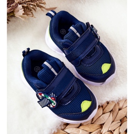 BEFADO S.A. Dětská sportovní obuv na suchý zip Befado 516P094 námořnická modř námořnická modrá 1