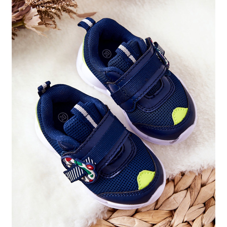 BEFADO S.A. Dětská sportovní obuv na suchý zip Befado 516P094 námořnická modř námořnická modrá 1