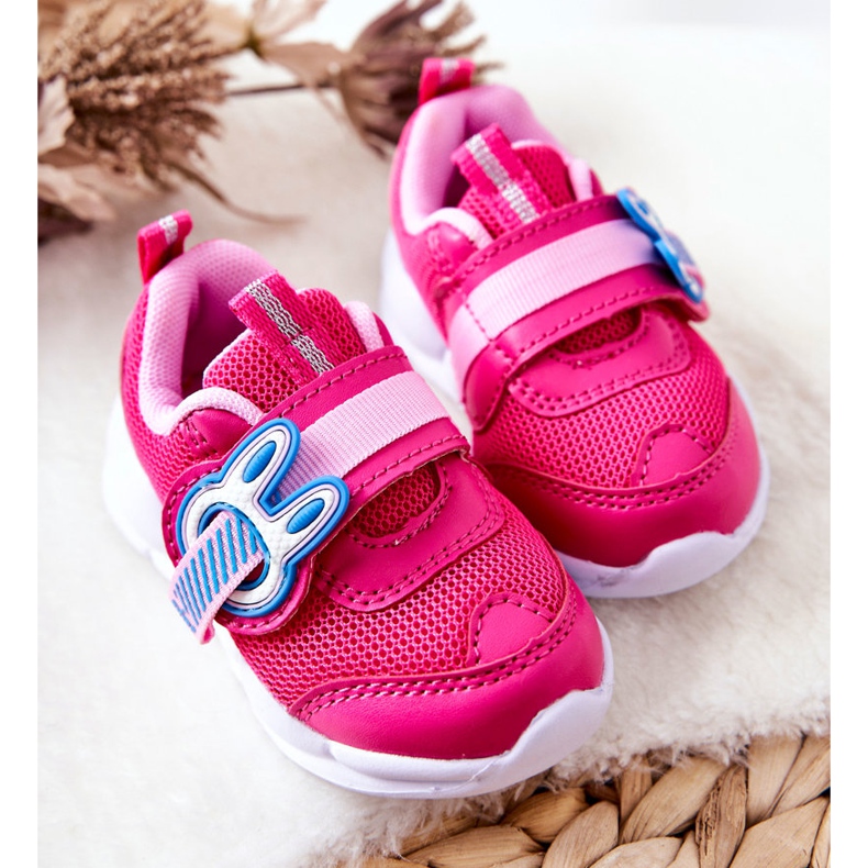 BEFADO S.A. Dětská sportovní obuv na suchý zip Befado 516P089 růžová růžový 1