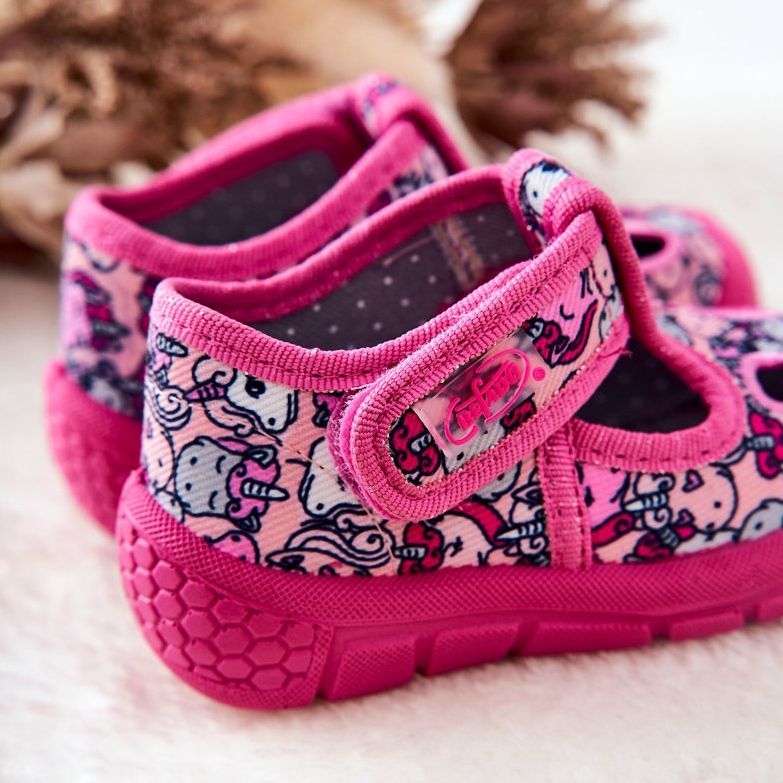 BEFADO S.A. Pantofle Befado Unicorns 533P018 Růžové růžový 2