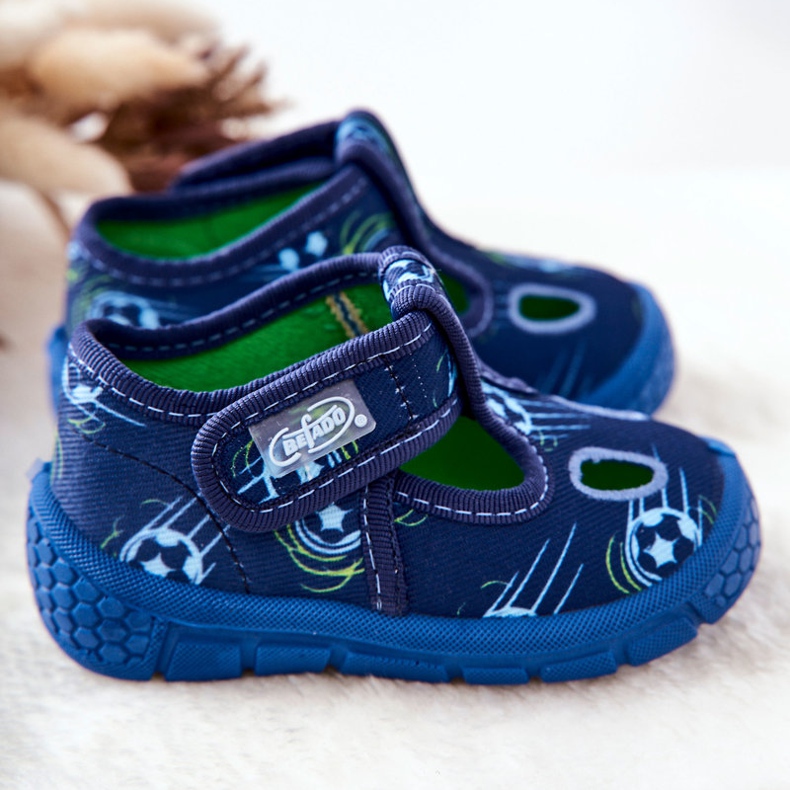 BEFADO S.A. Pantofle Befado Balls 533P015 Navy Blue námořnická modř 1