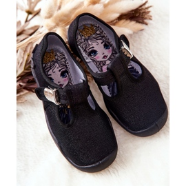 BEFADO S.A. Balerína Pantofle Befado Shiny 115X006 Black černá 2