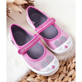 BEFADO S.A. Pantofle balerínky Befado Rabbit 208X045 Růžové růžový 1