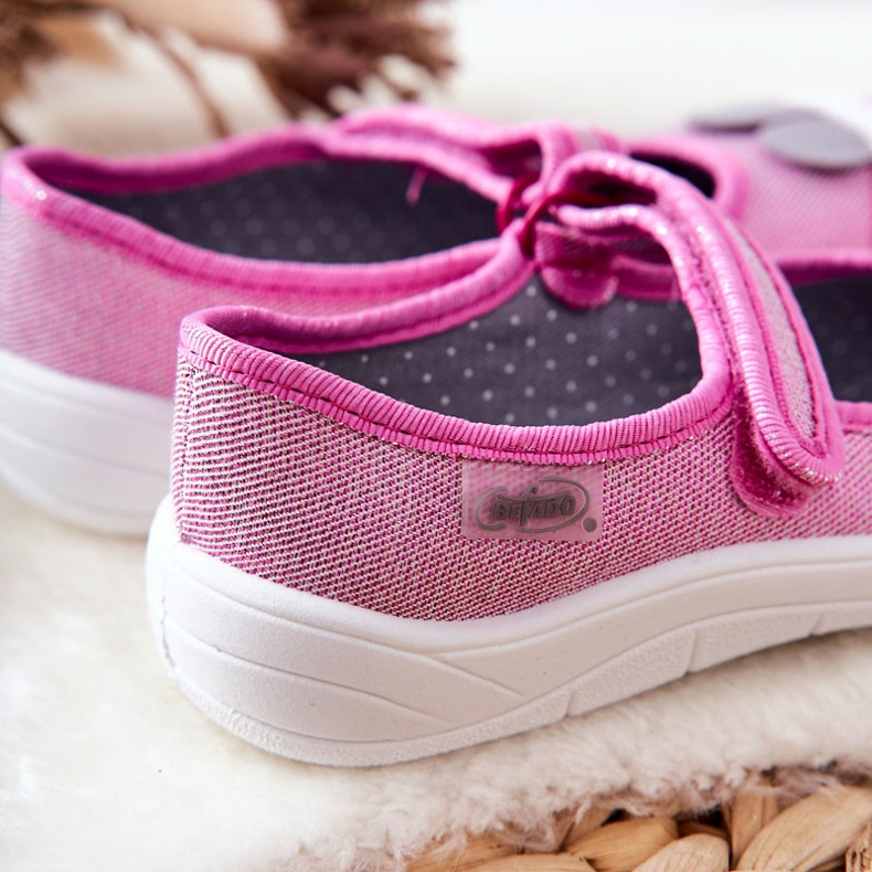 BEFADO S.A. Pantofle balerínky Befado Rabbit 208X045 Růžové růžový 2