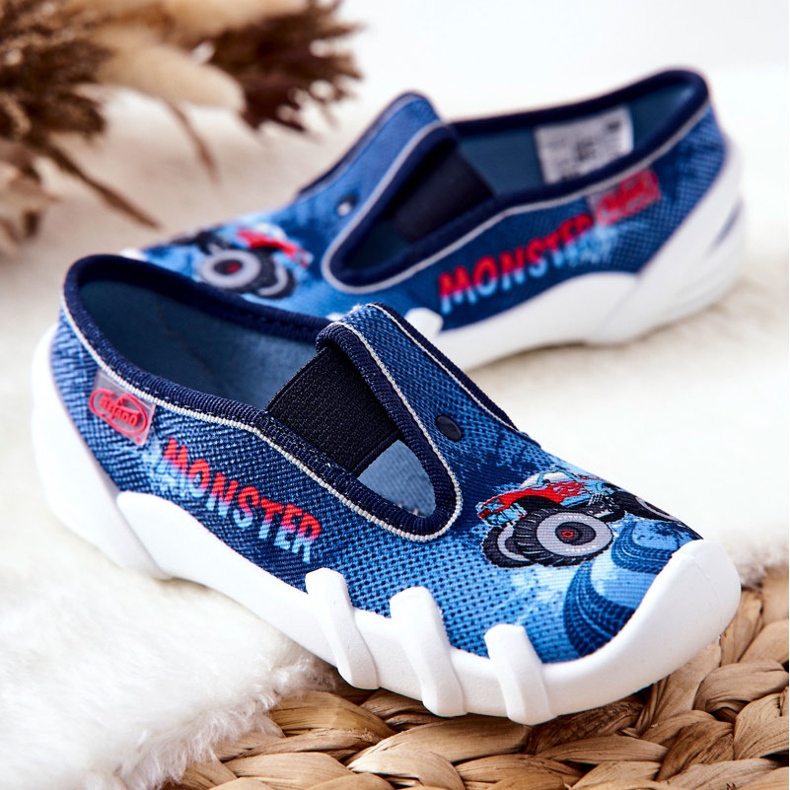 BEFADO S.A. Pantofle Befado Pantofle 290X217 Modré modrý 2