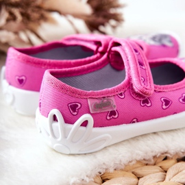 BEFADO S.A. Pantofle Balerina Befado Kitten 114X447 Růžové růžový 2