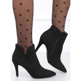 Malawi Černé kozačky na vysokém podpatku černá 1 Malawi Černé kozačky na vysokém podpatku černá 1