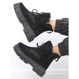 Zateplené sněhule Arbor Black černý 1