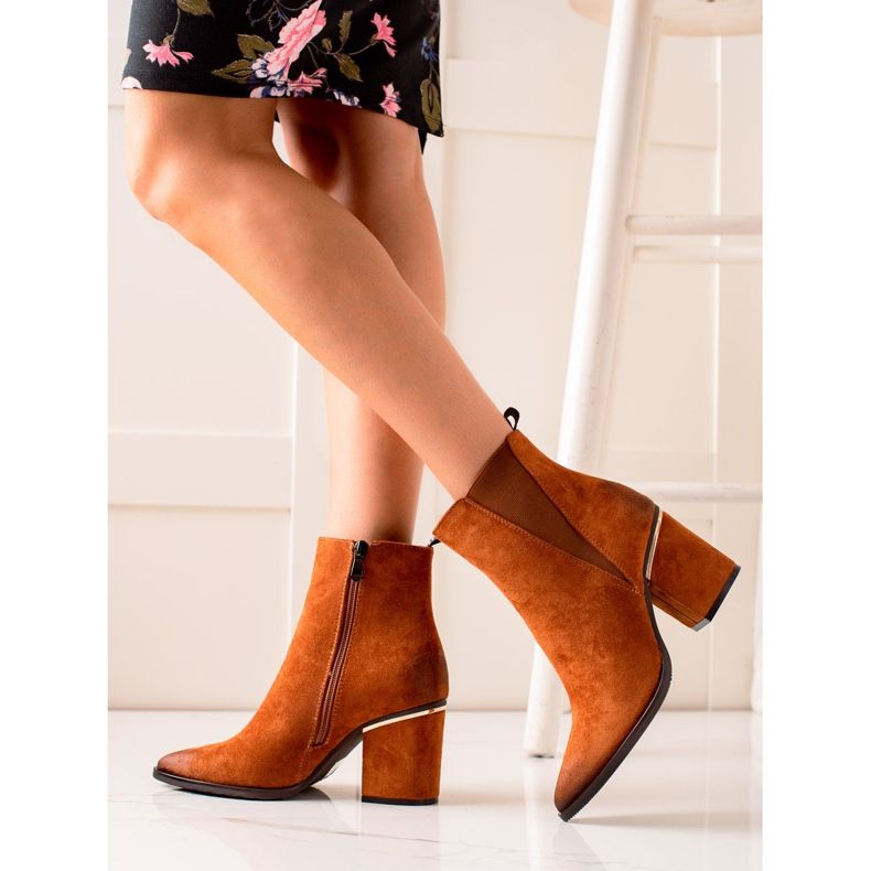 W. Potocki Boty Na širokém Potocki Post hnědý 1