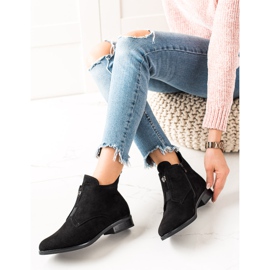 Camo Teplé kozačky na zip černá 1 Camo Teplé kozačky na zip černá 1