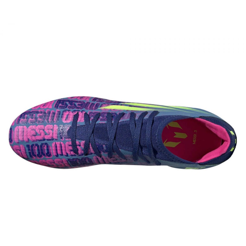 Kopačky Adidas X Speedflow Messi.3 Fg M FY6888 námořnická modrá, fialová, modrá, vícebarevná modrý 2