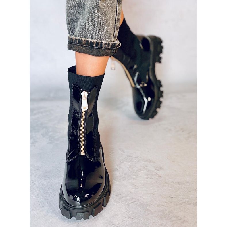 Pracovníci svršku ponožek Texas Black černá 1