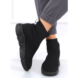 Ponožkové tenisky Cento Black černá 1