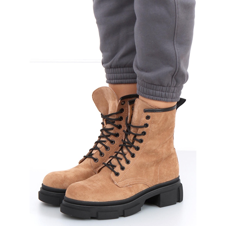 Dazy Khaki semišové dělnice hnědý 2