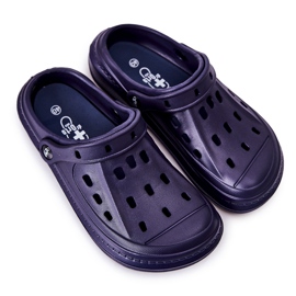 BEFADO S.A. Pánské pantofle Kroks Befado 154M003 Navy Blue námořnická modř 1