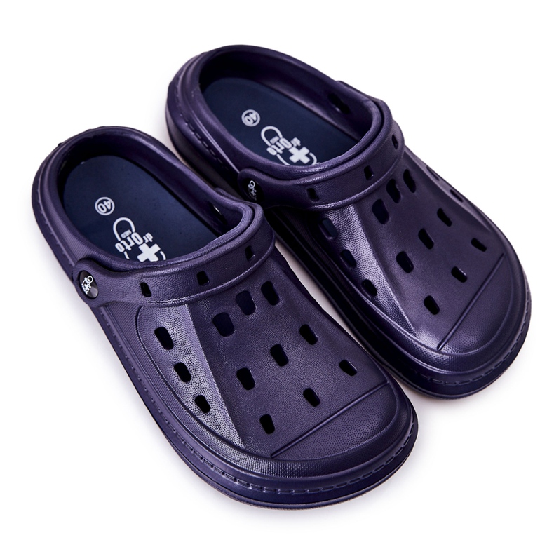 BEFADO S.A. Pánské pantofle Kroks Befado 154M003 Navy Blue námořnická modrá 1