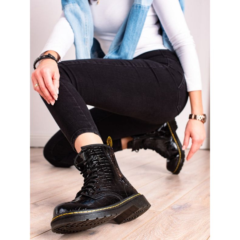 Filippo Teplé kožené trapery černá 1