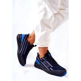 Kožené sportovní boty Big Star II274459 Navy Blue námořnická modř modrý 1