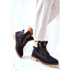 NEWS Dámské trapery Timberki Warmed Black Tiempo černá 1