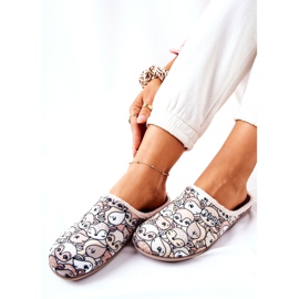 Inblu Pantofle Befado Roe-deers 155D203 Béžové hnědý 1