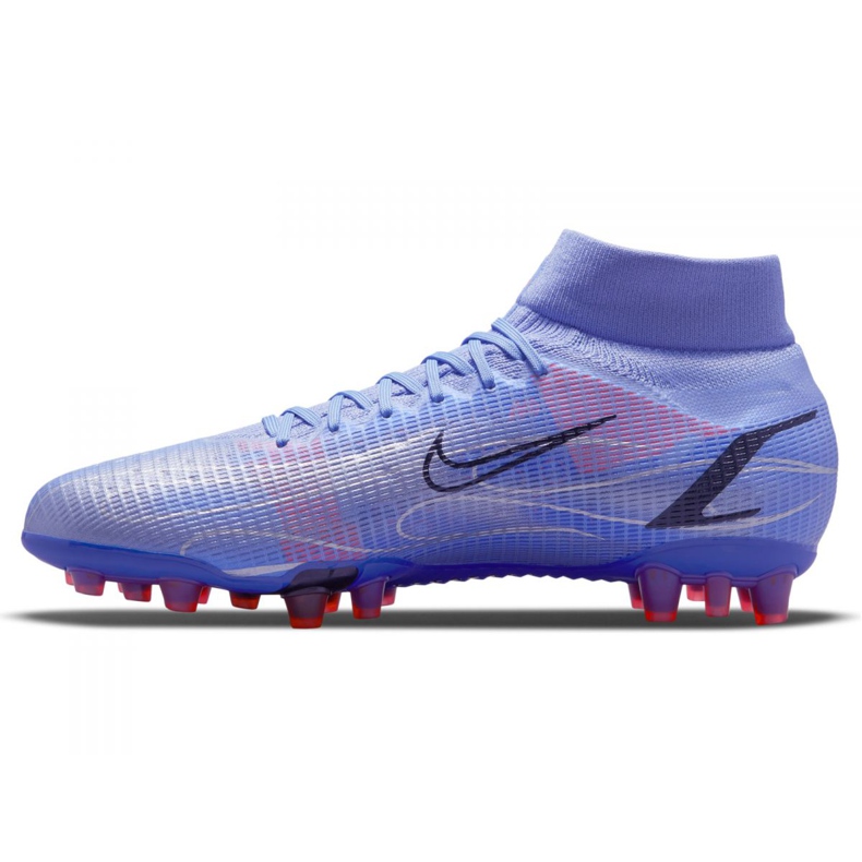 Kopačky Nike Superfly 8 Pro Km Ag M DJ3978-506 fialově modrá modrý 1