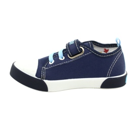 American Club Ten15 Navy tenisky na suchý zip námořnická modř 1