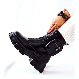 PG1 Černé Lanstrom Pracovní Boty S Ledvinovým Pásem černá 1