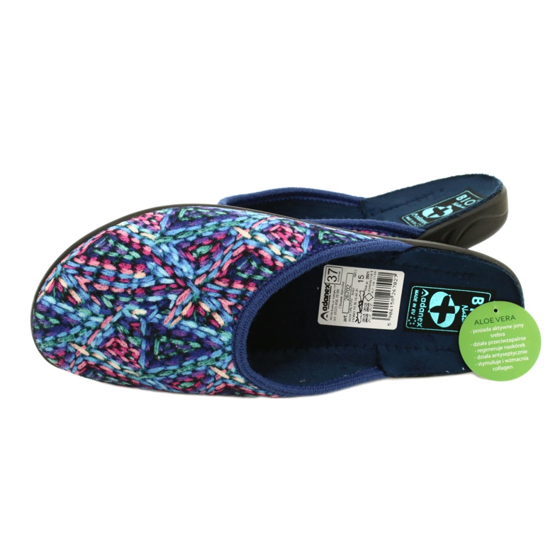 Pantofle Svetr Adanex Aloe Vera 26702 námořnická modř modrý růžový zelený 6