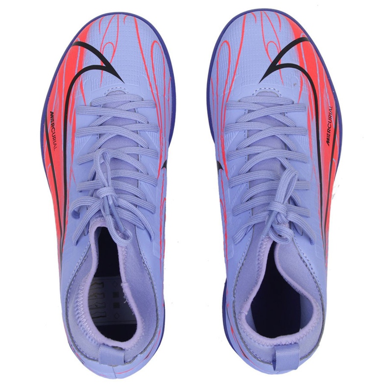 Kopačky Nike Mercurial Superfly 8 Club Km Tf Jr DB0934 506 vícebarevný fialový 2