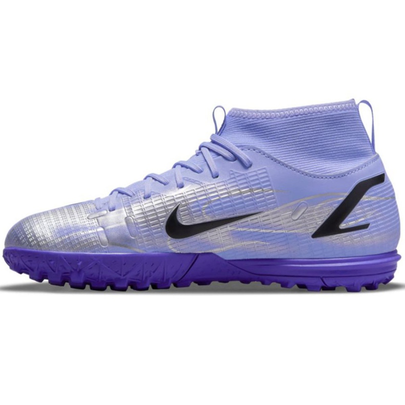 Kopačky Nike Mercurial Superfly 8 Academy Km Tf Jr DB0935 506 vícebarevný fialový 1