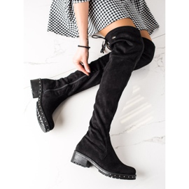 Lucky Shoes Boty S Dekorativní Platformou černý 1