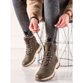 Goodin Teplé lapače hnědý zelený 1