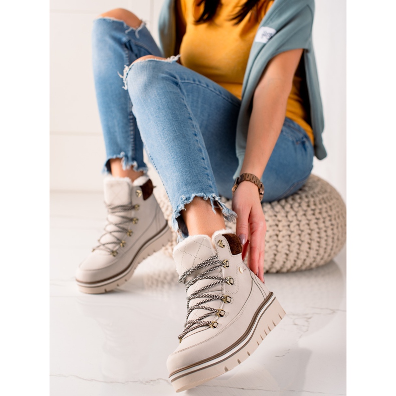 Goodin Pohodlné Casual Trappers béžový 1