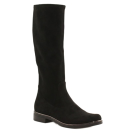 Caprice Black Stretch dámské boty 25512-41 044 černá 1
