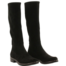 Caprice Black Stretch dámské boty 25512-41 044 černá 3