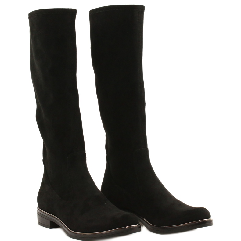 Caprice Black Stretch dámské boty 25512-41 044 černý 3