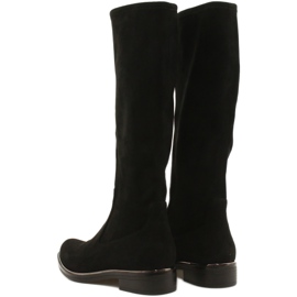 Caprice Black Stretch dámské boty 25512-41 044 černý 4